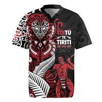 Aotearoa Toitu Te Tiriti Rugby Jersey Whakairo Wheku