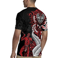 Aotearoa Toitu Te Tiriti Rugby Jersey Whakairo Wheku