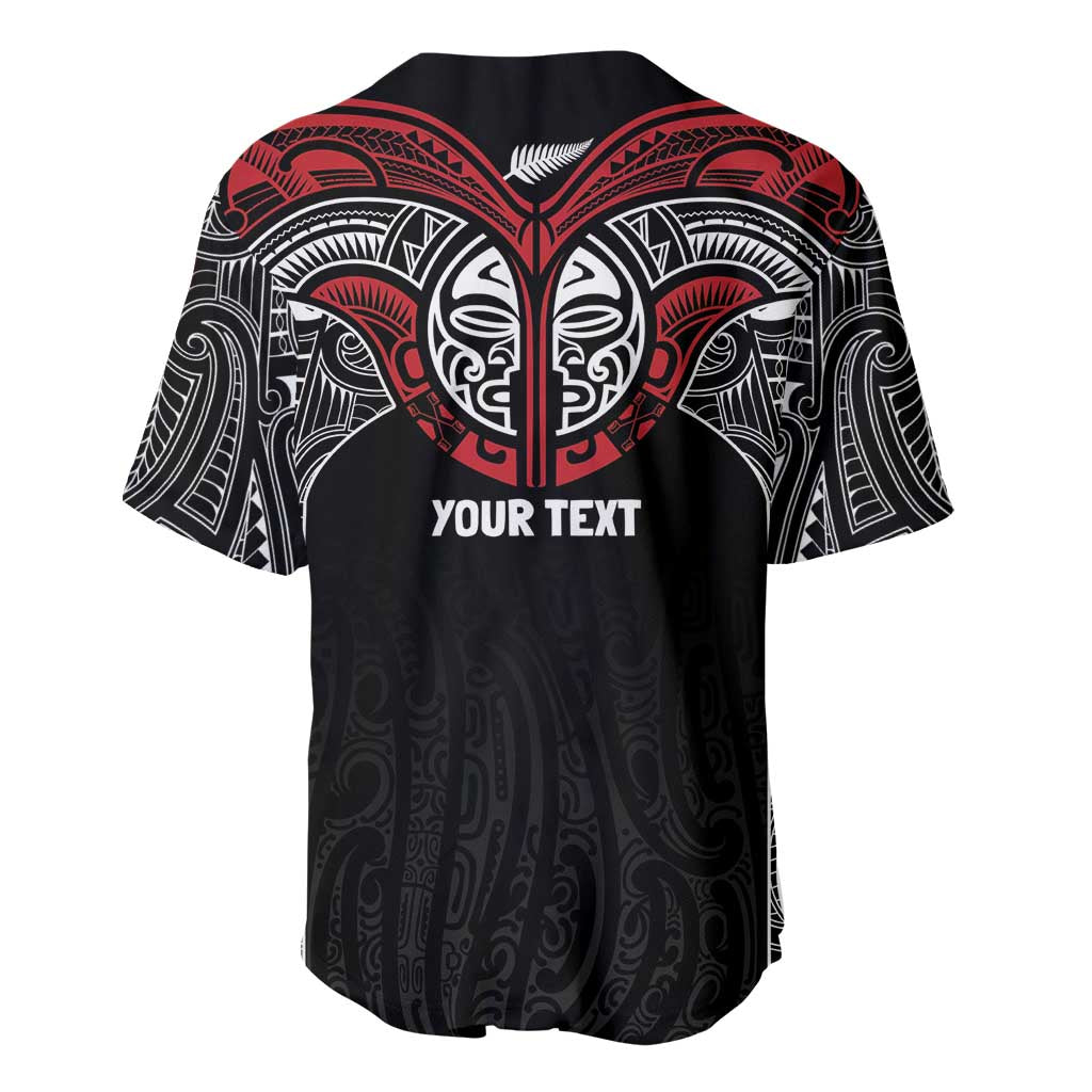 Aotearoa Maori Personalized Baseball Jersey Toitu Te Tiriti Ake! Ake! Ake!