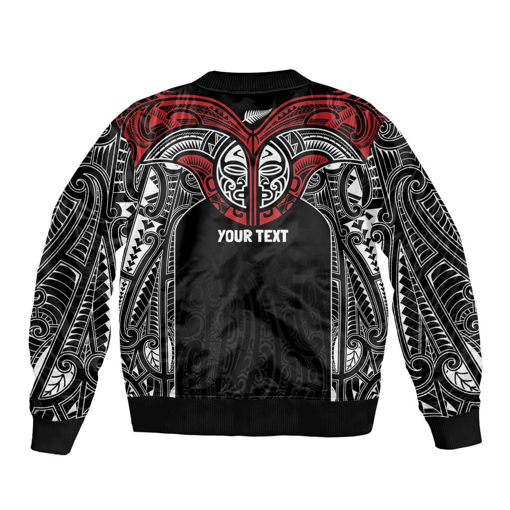 Aotearoa Maori Personalized Bomber Jacket Toitu Te Tiriti Ake! Ake! Ake! LT7 - Polynesian Pride