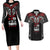 Aotearoa Maori Personalized Couples Matching Long Sleeve Bodycon Dress and Hawaiian Shirt Toitu Te Tiriti Ake! Ake! Ake!