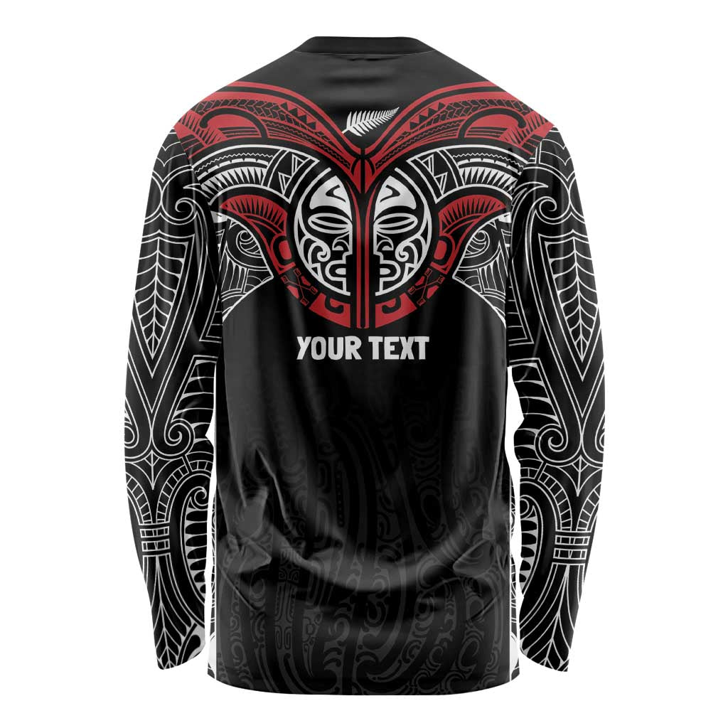 Aotearoa Maori Personalized Long Sleeve Shirt Toitu Te Tiriti Ake! Ake! Ake!