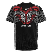 Aotearoa Maori Personalized Rugby Jersey Toitu Te Tiriti Ake! Ake! Ake!