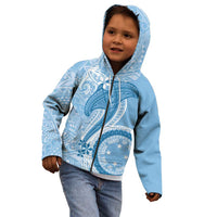 Micronesia FSM Kid Hoodie Shark and Manta Classic Style