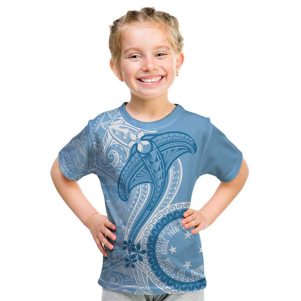 Micronesia FSM Kid T Shirt Shark and Manta Classic Style