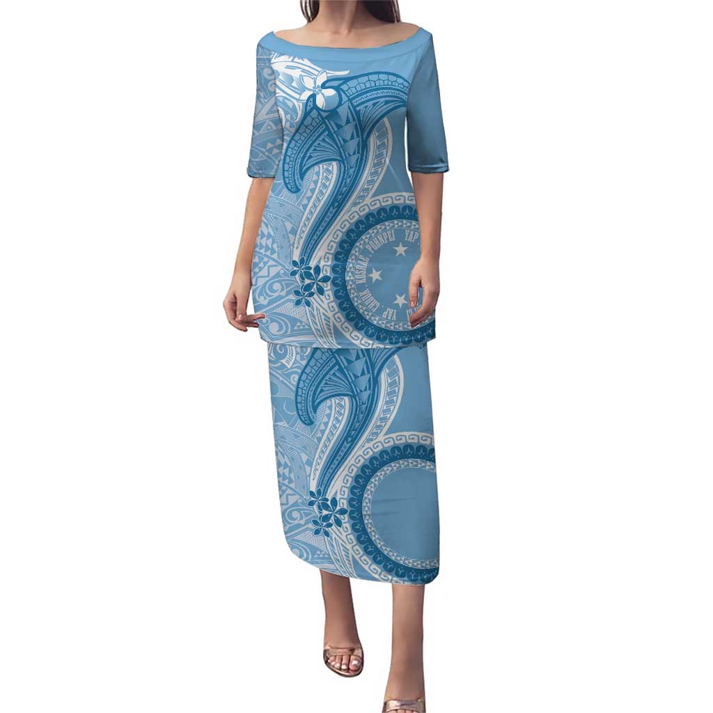 Micronesia FSM Puletasi Shark and Manta Classic Style