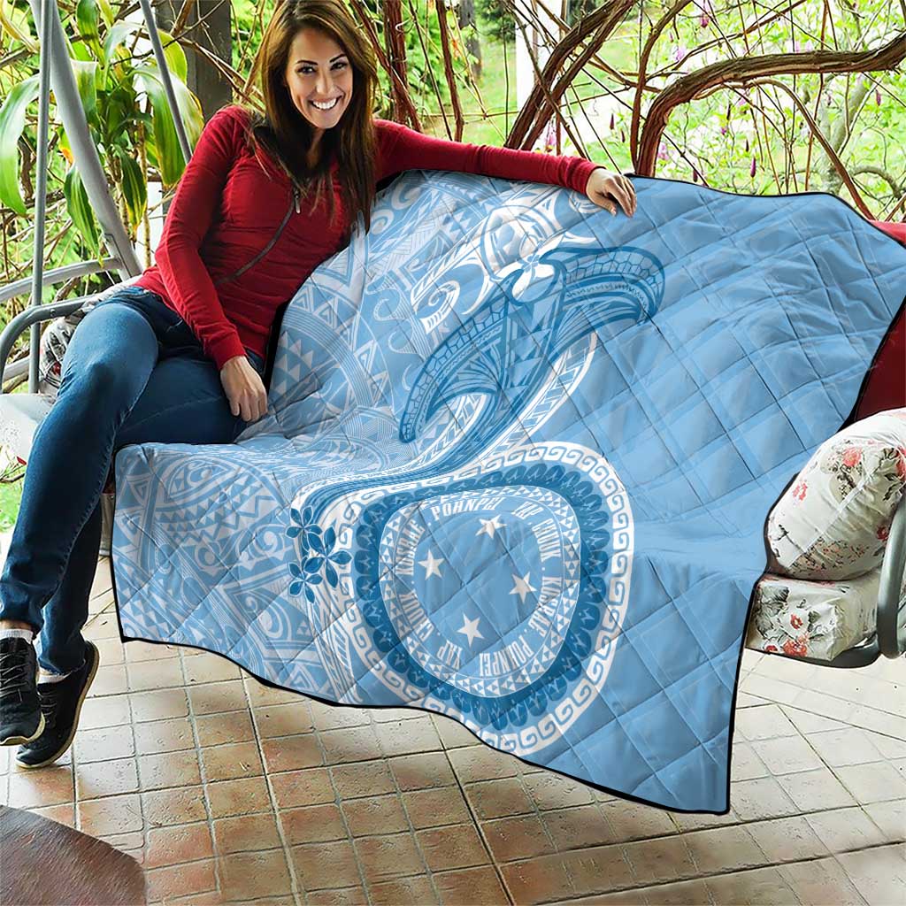 Micronesia FSM Quilt Shark and Manta Classic Style