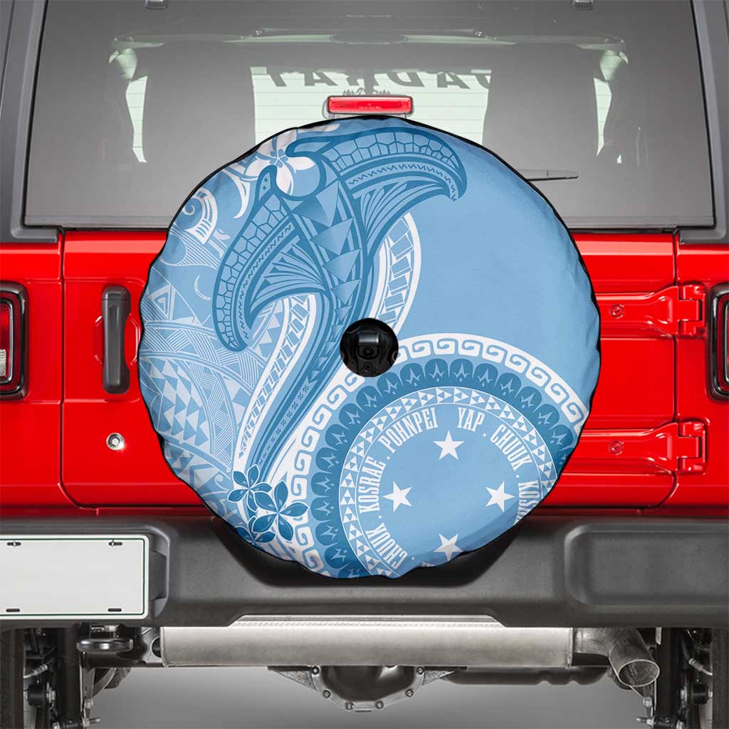 Micronesia FSM Spare Tire Cover Shark and Manta Classic Style