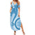 Micronesia FSM Summer Maxi Dress Shark and Manta Classic Style