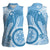 Micronesia FSM Women Sleeveless Polo Shirt Shark and Manta Classic Style