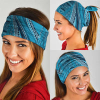 Pasifika Women's Day - Samoa Siapo Malu Tattoo Inspired Neck Gaiter Turquoise