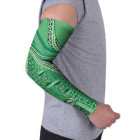 Pasifika Women's Day - Samoa Siapo Malu Tattoo Inspired Arm Sleeves Jade
