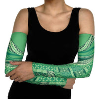 Pasifika Women's Day - Samoa Siapo Malu Tattoo Inspired Arm Sleeves Jade
