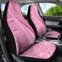 Pasifika Women's Day - Samoa Siapo Malu Tattoo Inspired Car Seat Cover Pink