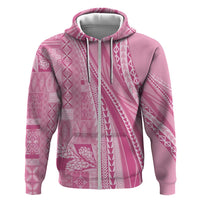 Pasifika Women's Day - Samoa Siapo Malu Tattoo Inspired Hoodie Pink