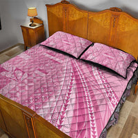 Pasifika Women's Day - Samoa Siapo Malu Tattoo Inspired Quilt Bed Set Pink