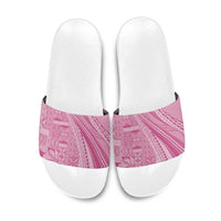 Pasifika Women's Day - Samoa Siapo Malu Tattoo Inspired Slide Sandals Pink