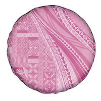 Pasifika Women's Day - Samoa Siapo Malu Tattoo Inspired Spare Tire Cover Pink