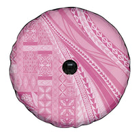 Pasifika Women's Day - Samoa Siapo Malu Tattoo Inspired Spare Tire Cover Pink