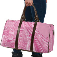 Pasifika Women's Day - Samoa Siapo Malu Tattoo Inspired Travel Bag Pink