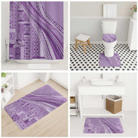 Pasifika Women's Day - Samoa Siapo Malu Tattoo Inspired Bathroom Set Lavender