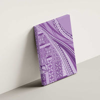 Pasifika Women's Day - Samoa Siapo Malu Tattoo Inspired Canvas Wall Art Lavender