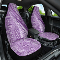 Pasifika Women's Day - Samoa Siapo Malu Tattoo Inspired Car Seat Cover Lavender