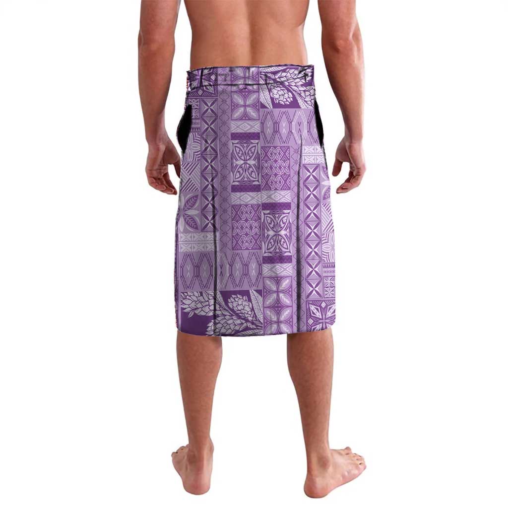 Pasifika Women's Day - Samoa Siapo Malu Tattoo Inspired Lavalava Lavender