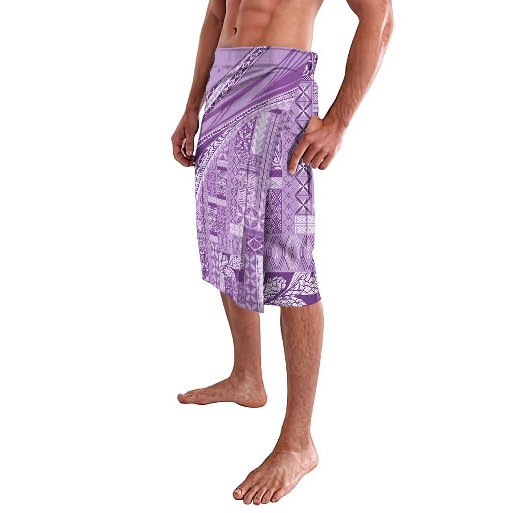 Pasifika Women's Day - Samoa Siapo Malu Tattoo Inspired Lavalava Lavender
