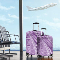 Pasifika Women's Day - Samoa Siapo Malu Tattoo Inspired Luggage Cover Lavender