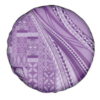 Pasifika Women's Day - Samoa Siapo Malu Tattoo Inspired Spare Tire Cover Lavender