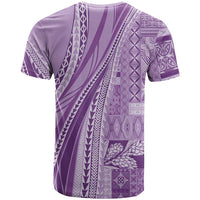 Pasifika Women's Day - Samoa Siapo Malu Tattoo Inspired T Shirt Lavender