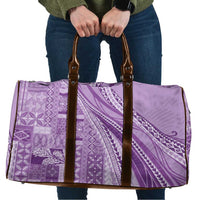 Pasifika Women's Day - Samoa Siapo Malu Tattoo Inspired Travel Bag Lavender