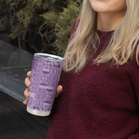 Pasifika Women's Day - Samoa Siapo Malu Tattoo Inspired Tumbler Cup Lavender