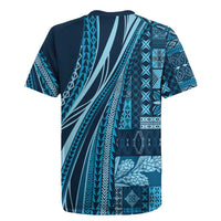 Pasifika Women's Day - Samoa Siapo Malu Tattoo Inspired Rugby Jersey Navy Blue