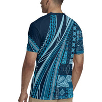 Pasifika Women's Day - Samoa Siapo Malu Tattoo Inspired Rugby Jersey Navy Blue
