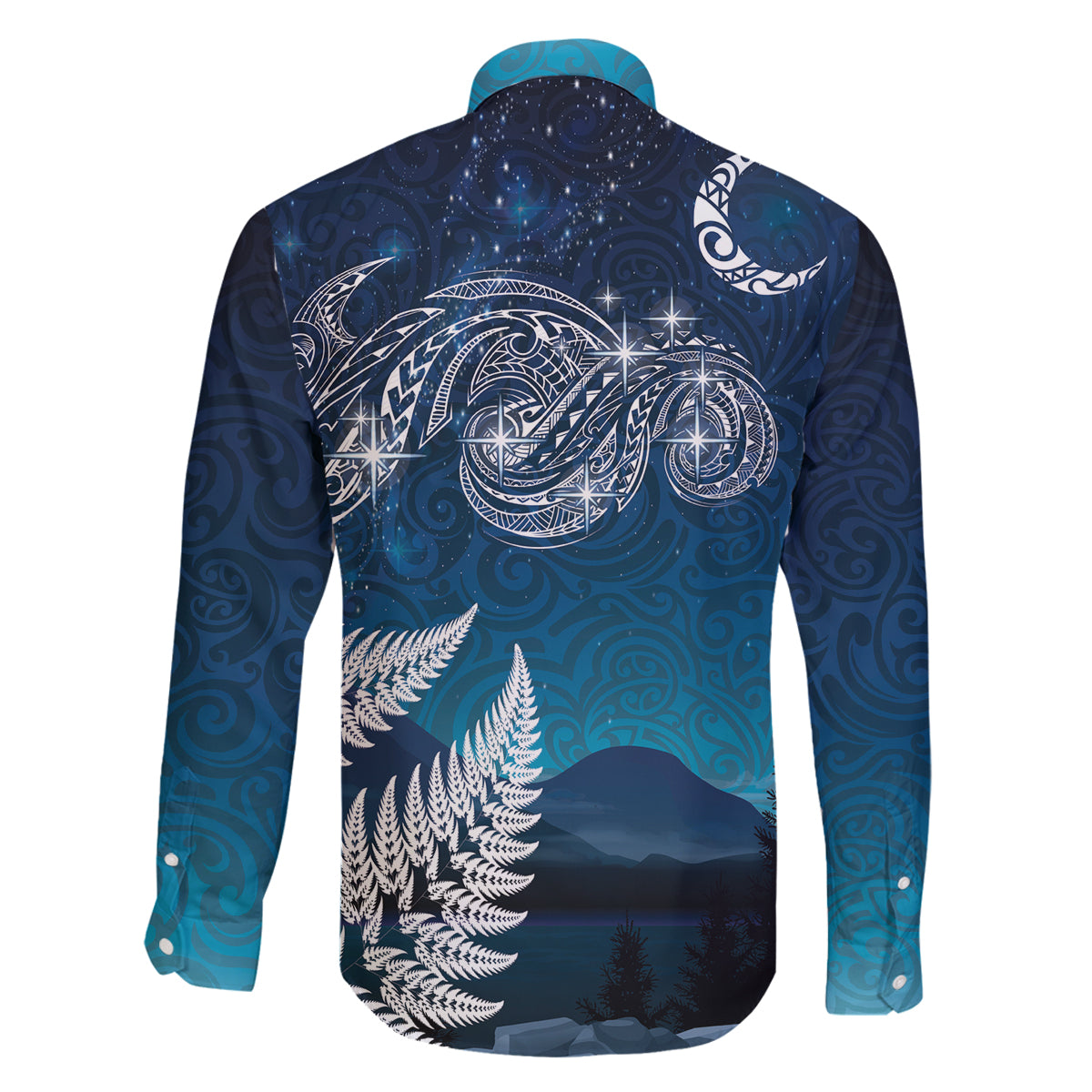 New Zealand Matariki Family Matching Puletasi and Hawaiian Shirt Starry Night Style LT7 - Polynesian Pride