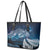 New Zealand Matariki Leather Tote Bag Starry Night Style