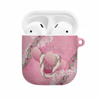 Hawaii Maui Island Flowers Lei AirPods Case Lokelani Rose Pink