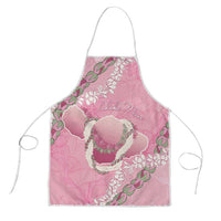 Hawaii Maui Island Flowers Lei Apron Lokelani Rose Pink