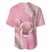 Hawaii Maui Island Flowers Lei Baseball Jersey Lokelani Rose Pink