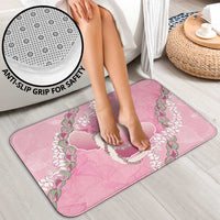 Hawaii Maui Island Flowers Lei Bathroom Set Lokelani Rose Pink