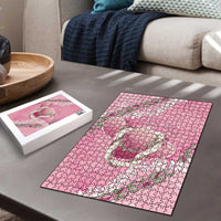 Hawaii Maui Island Flowers Lei Puzzle Lokelani Rose Pink
