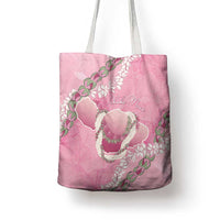 Hawaii Maui Island Flowers Lei Tote Bag Lokelani Rose Pink
