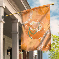 Hawaii Lanai Island Flowers Lei Garden Flag Orange Kaunaoa Mix Maile