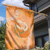 Hawaii Lanai Island Flowers Lei Garden Flag Orange Kaunaoa Mix Maile