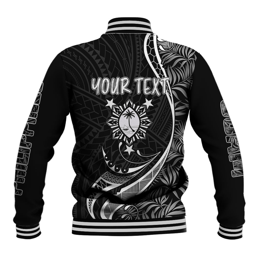 Personalised Philippines Mix Guam Baseball Jacket Tropical Style LT7 - Polynesian Pride