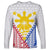 Personalised Philippines Mix Guam Long Sleeve Shirt Filipino Flag Style LT7 Unisex White - Polynesian Pride