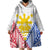 Personalised Philippines Mix Guam Wearable Blanket Hoodie Filipino Flag Style LT7 - Polynesian Pride