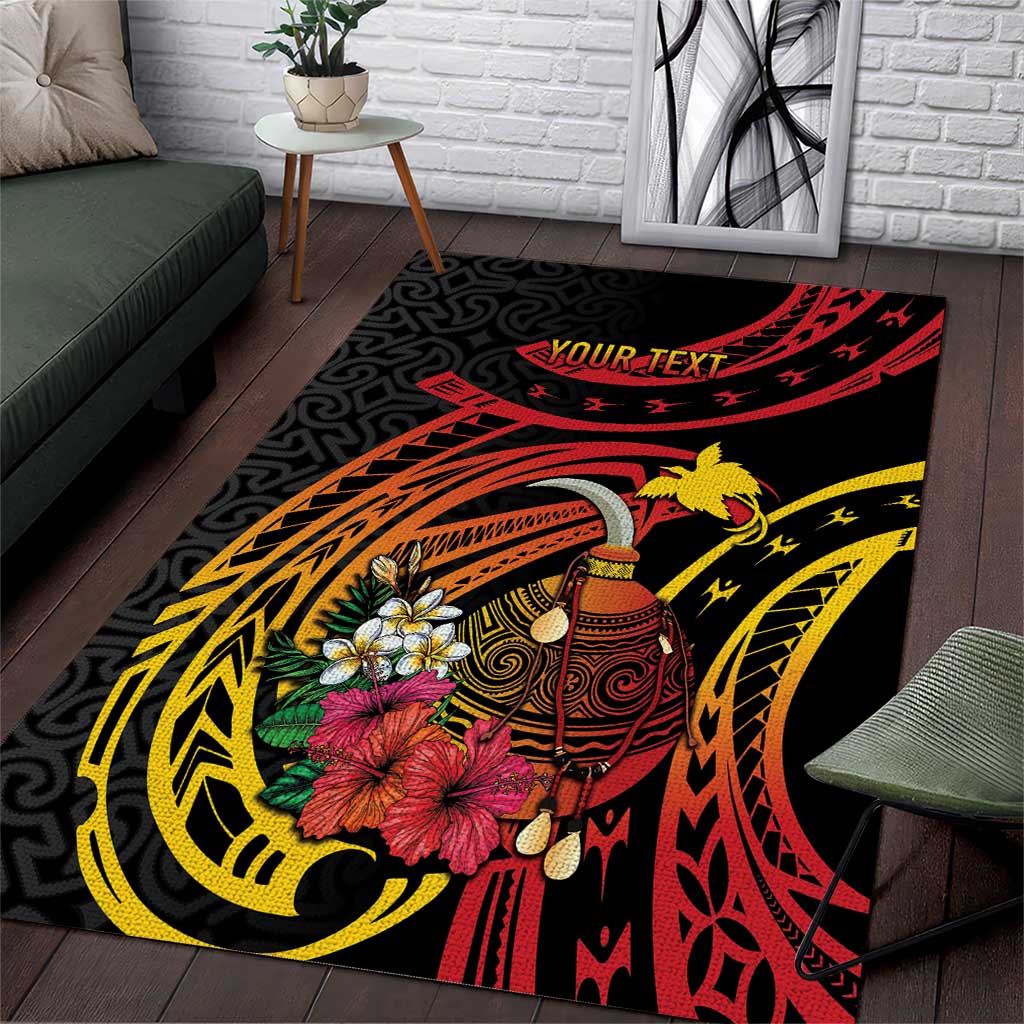Personalized Milne Bay Area Rug PNG Lime Pot with Oro Tapa